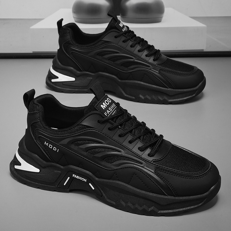 2026 New Men Lightweight Breathable Chunky Height Increasing Dad Sneakers, Student Casual Footwear photo 1