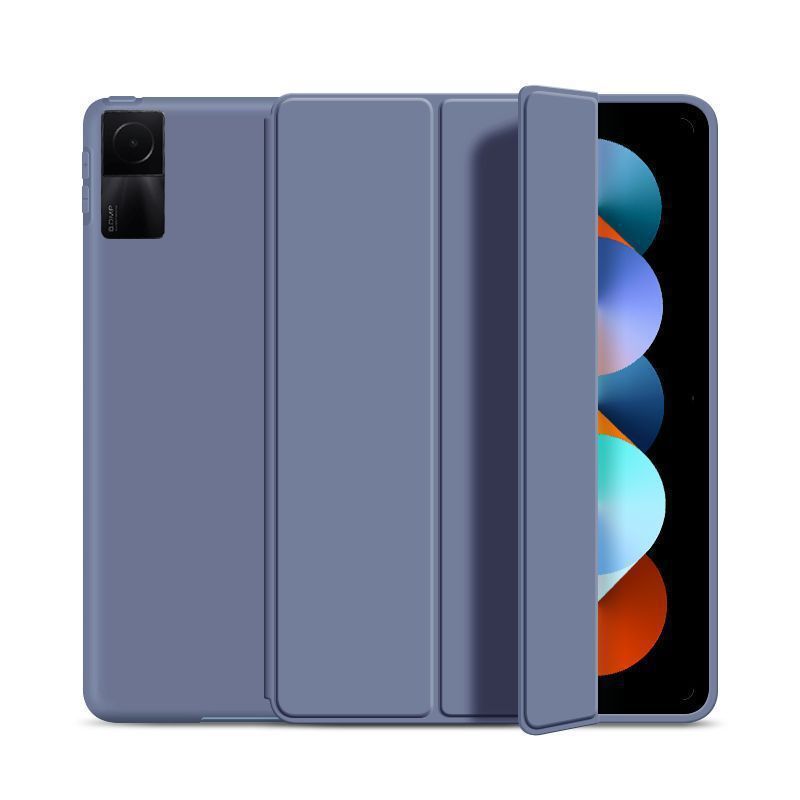 Honeycomb Three Fold Anti Drop Silicone Flat Protective Cover photo 4