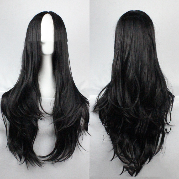 Color Wig Hand-rolled Multicolor Cosplay Center Point photo 3