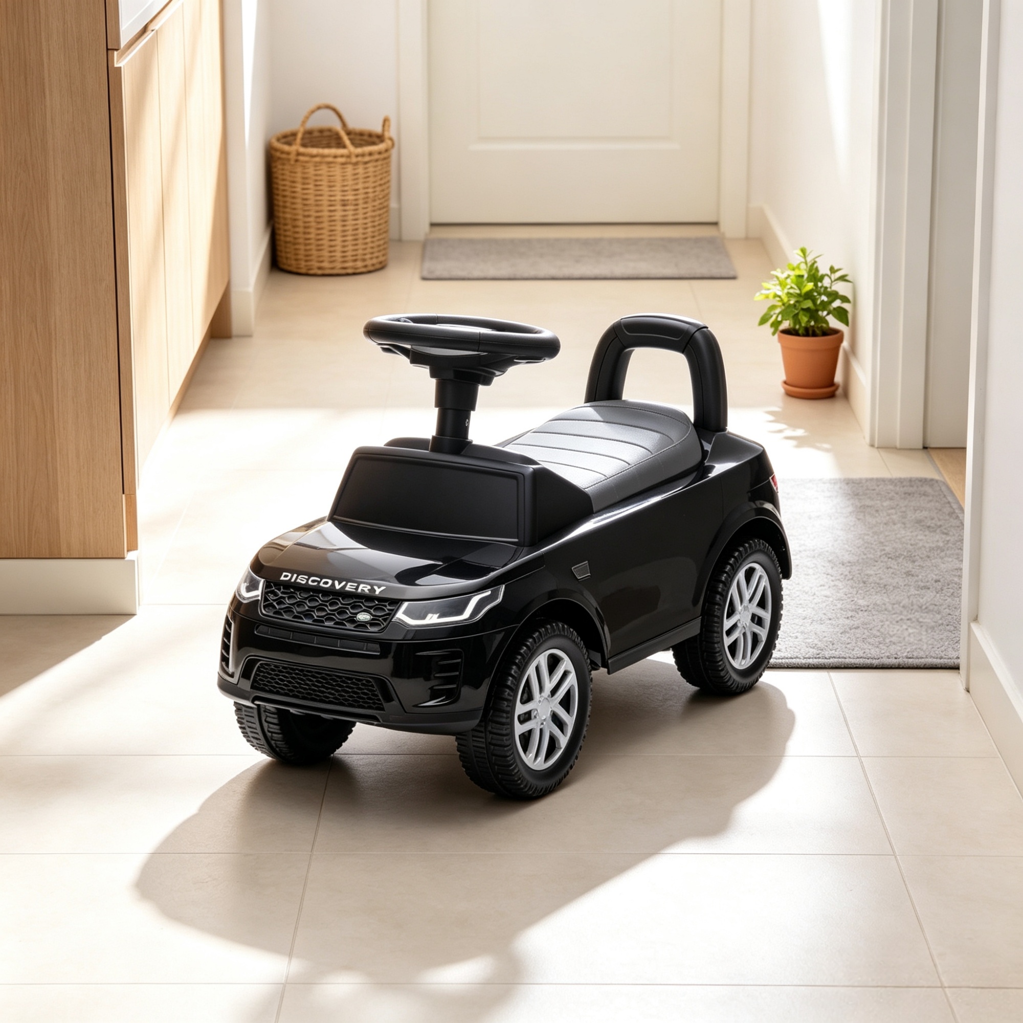 Black Baby Stroller, Suitable For Children Aged 18-36 Months - Under Seat Storage Riding Toys photo 8