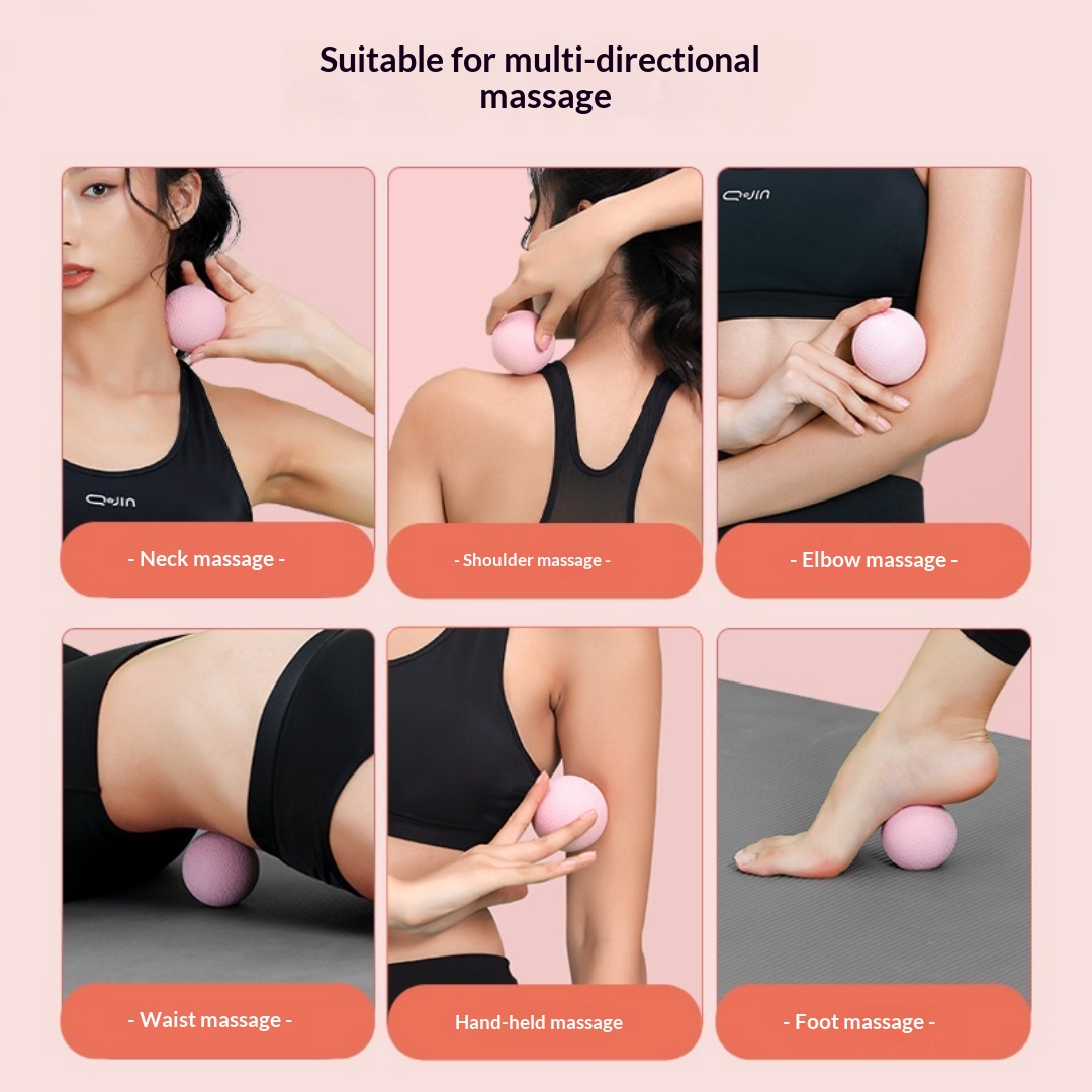 Oujian Fascia Ball Muscle Relaxation Massage Fitness Ball Scapula Neck Shoulder Plantar Neck Membrane Ball Waist Back Yoga Ball photo 8