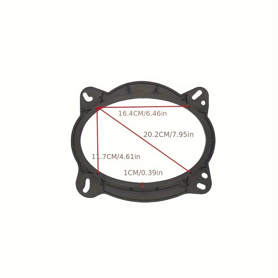 Front Door Speaker Adapter For Toyota 4Runner 2003  2016, Tacoma , And Subaru Forester  For Installing 6  9 Inch Aftermarket Au U U Dio Washer Ring Brackets photo 4