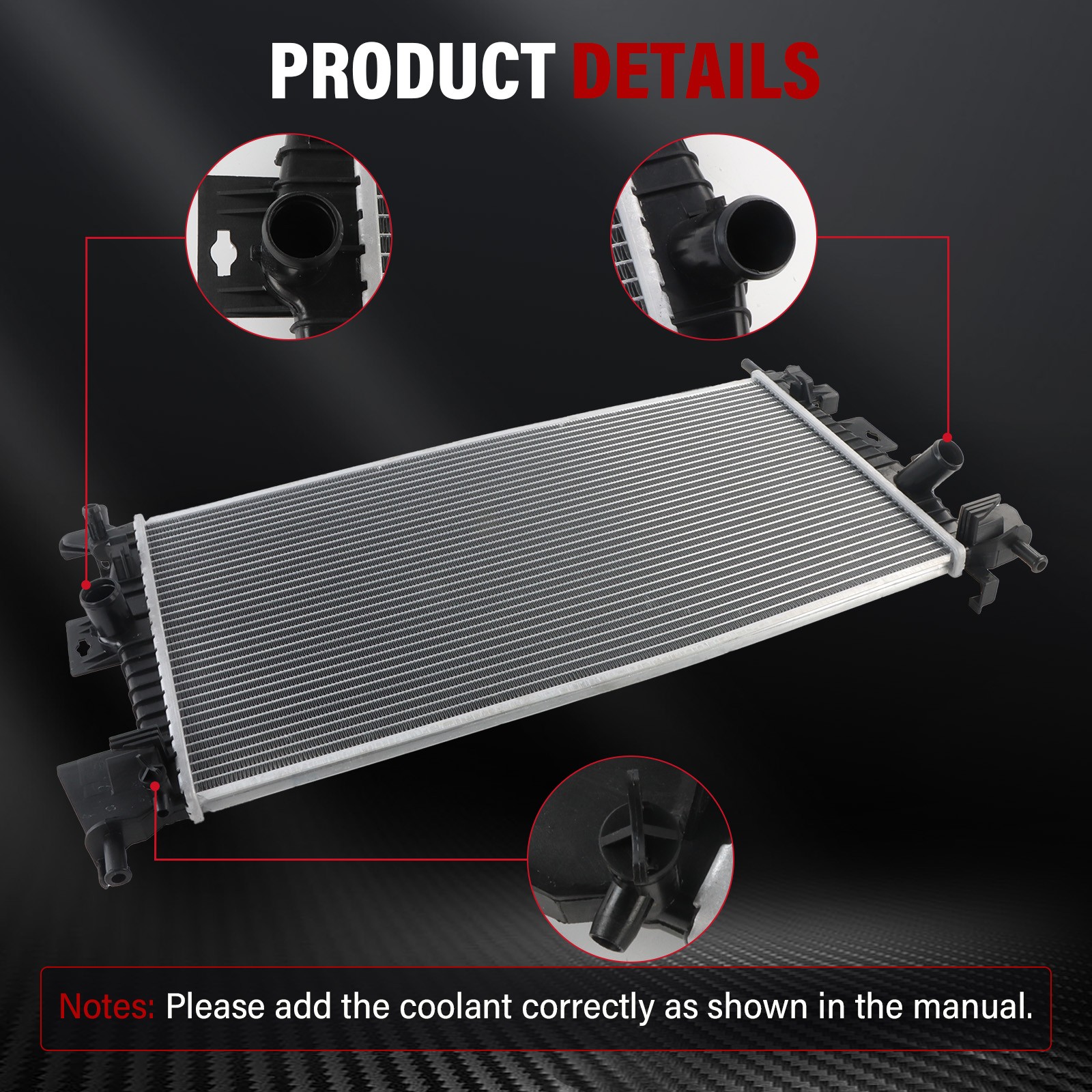 13219 Radiator For 2012 13 14 15 16 17 2018 Ford Focus SE Titanium Trend L4 2.0L photo 4
