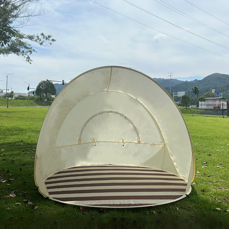 Beach Tent Outdoor Camping Sun Protection Simple Folding Tent Quick-Open Tent For Indoors Outdoors photo 7