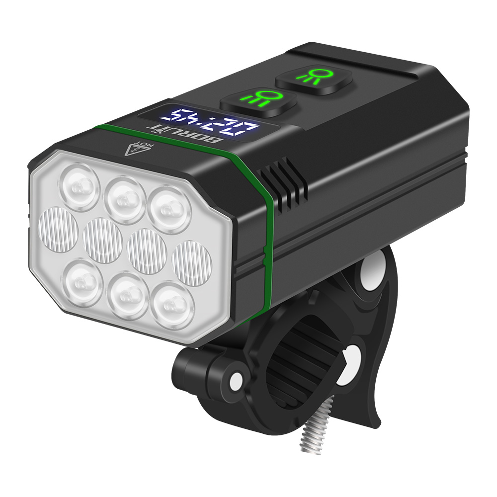 BROUIT 10 LED Bicycle Bike Lights Rechargeable Front Lamp Ultra Bright Headlight photo 7