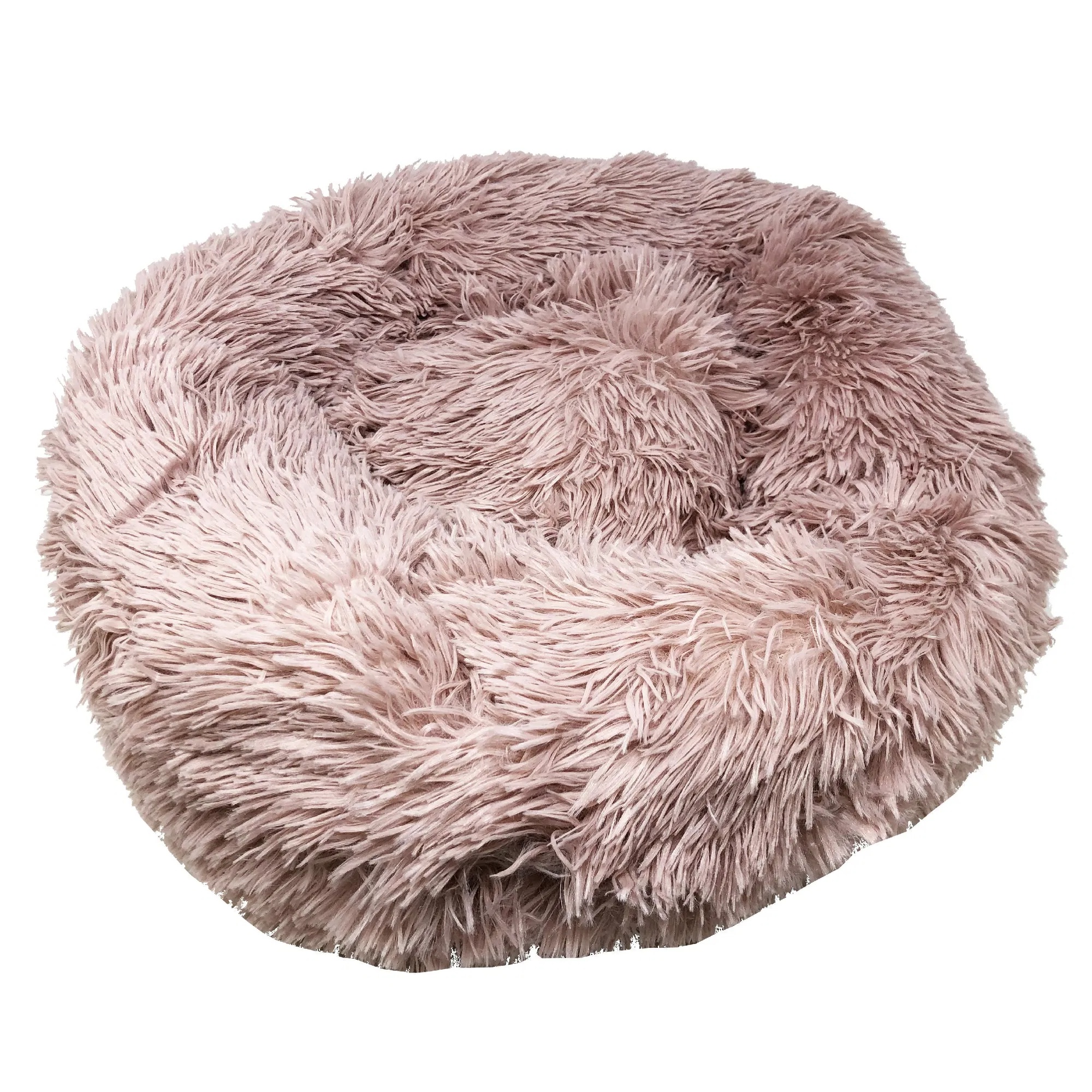 Premium Plush Round Dog Bed, Soft Cozy Pet Bed With Raised Edge photo 6