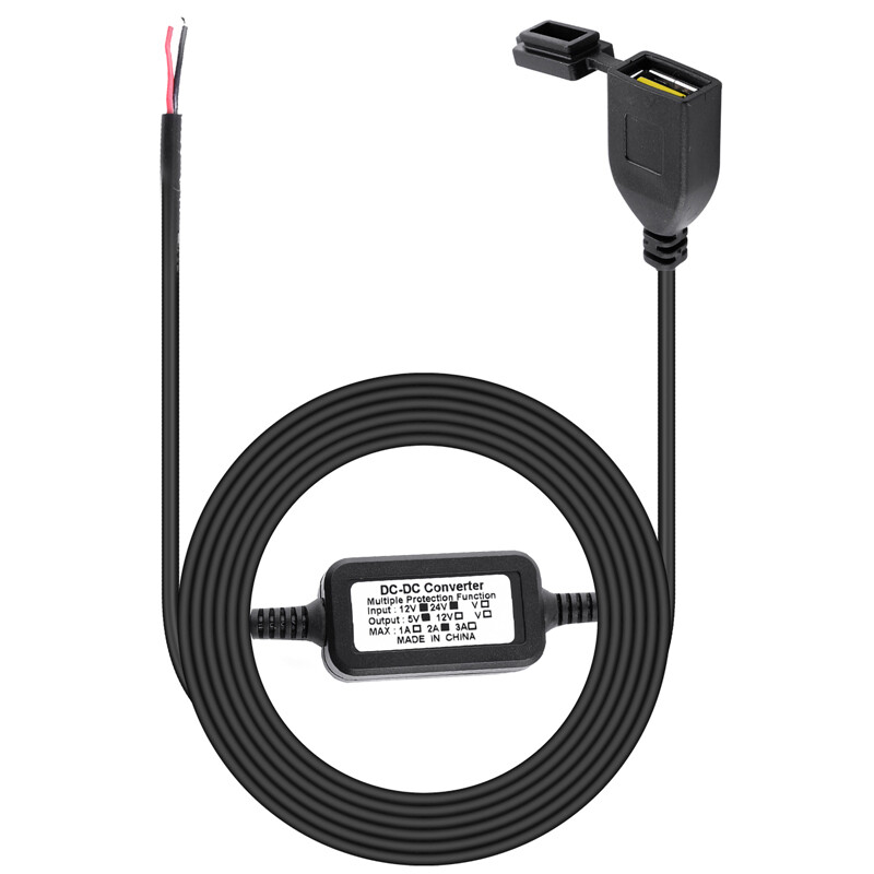 Waterproof Motorbike Motorcycle Power Adapter USB Charger Socket For GPS 12V-24V photo 4