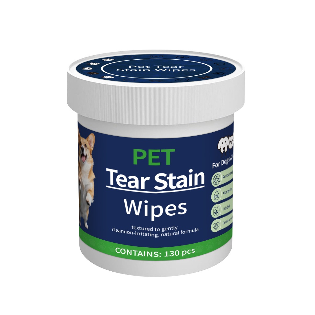 Gentle Pet Eye Wipes For Dogs & Cats, Tear Stain Remover. photo 1