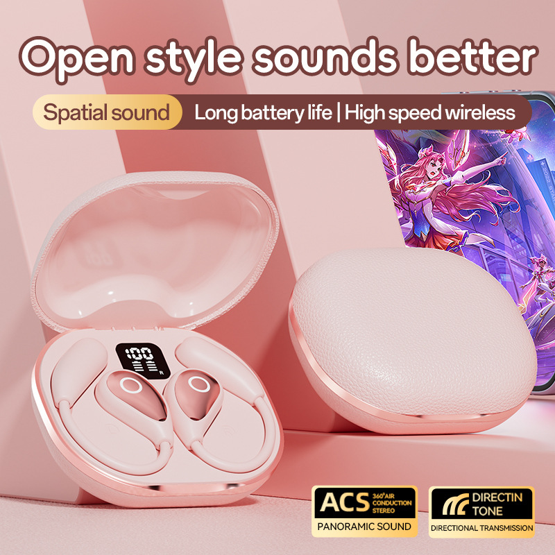 M95 New Creative Electroplated OWS Bluetooth Headphones Earpiece High Quality Ultra Long Life Wireless Bluetooth Headphones photo 2