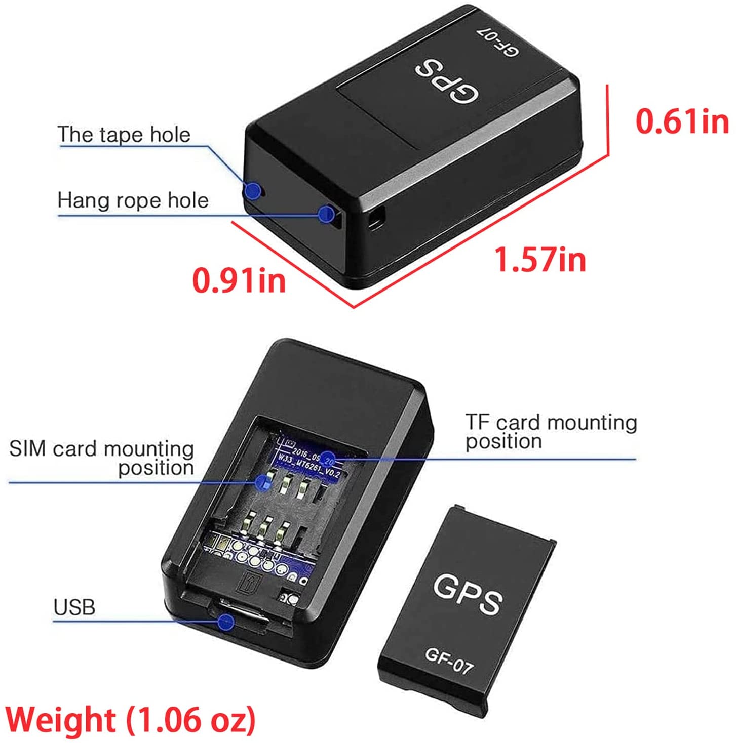 Magnetic GPS Tracker, Real-time Tracking Device, SMS SOS Alarm For Vehicles Top-rated photo 5