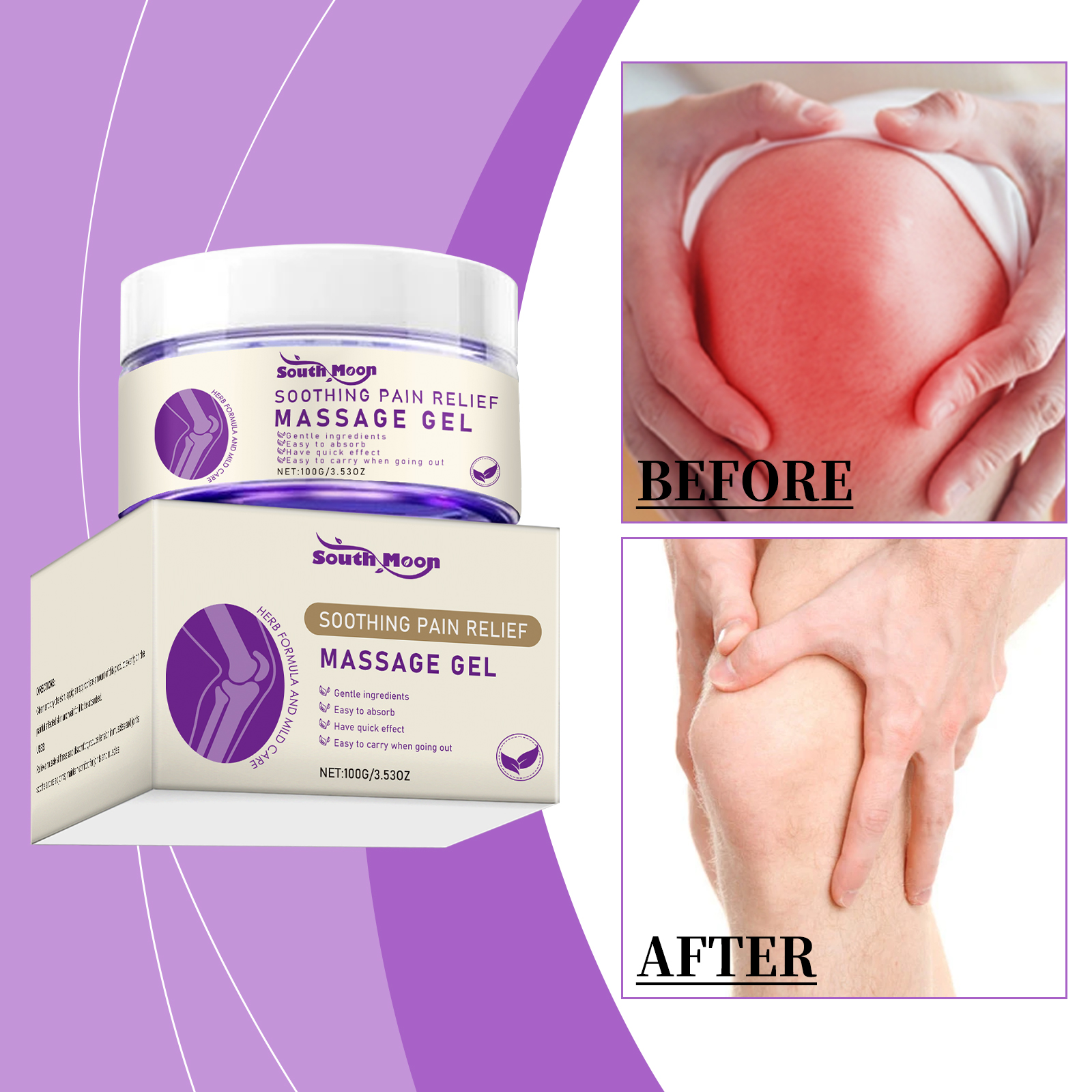 Calming Massage Gel 1 00g 1box photo 7