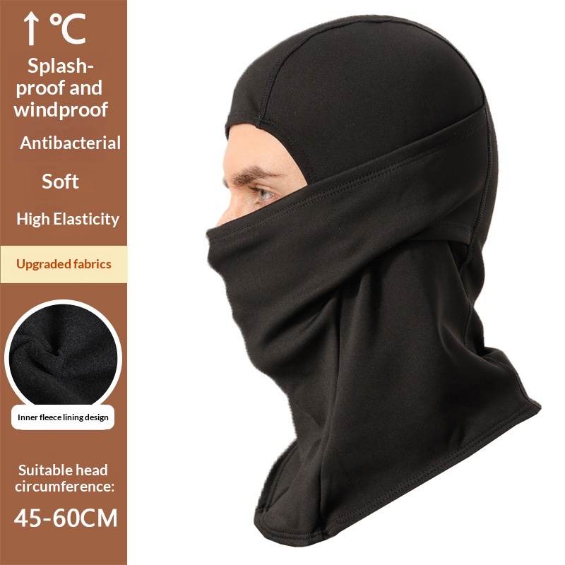Autumn And Winter Ski Headgear Men's Warm Fleece-lined Windproof Hat Women's Outdoor Sports Motorcycle Cold-proof Thickened Riding Mask photo 4