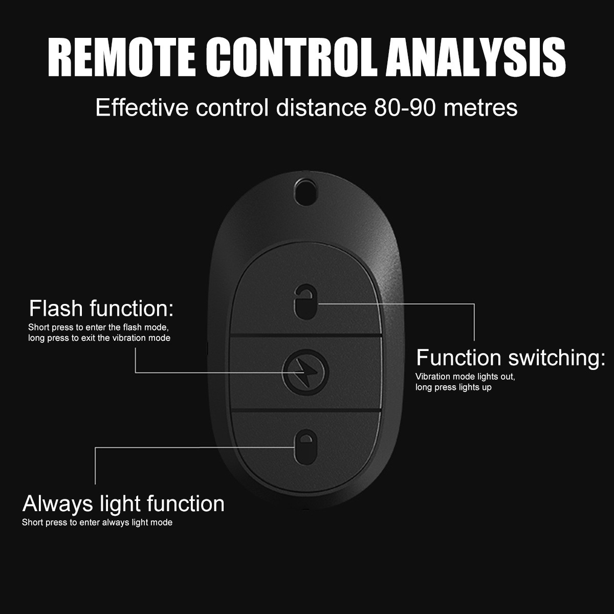 Mini LED 7Colors Universal Anti-collision Warning Lamp Signal Light Strobe Light photo 8