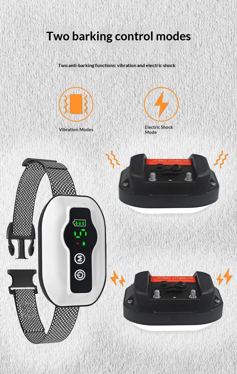 Smart Vibration Anti-Bark Dog Training Collar, IP67 Waterproof photo 2