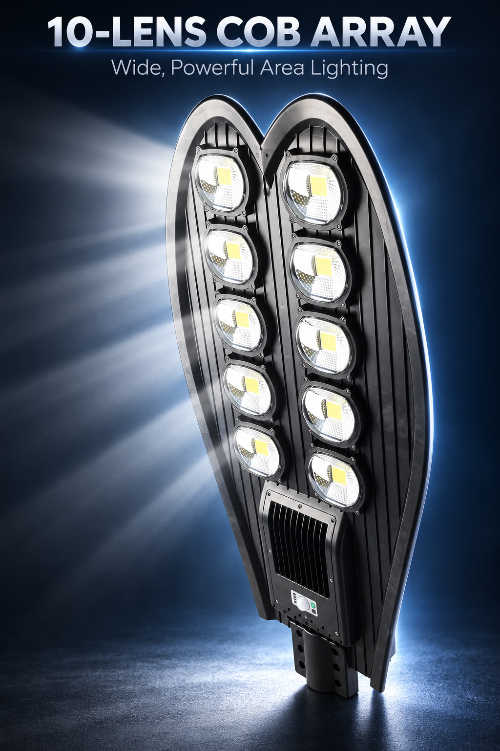 Solar Powered Motion Sensor Waterproof COB LED Work Light For Auto Repair W765B Street 30W photo 6