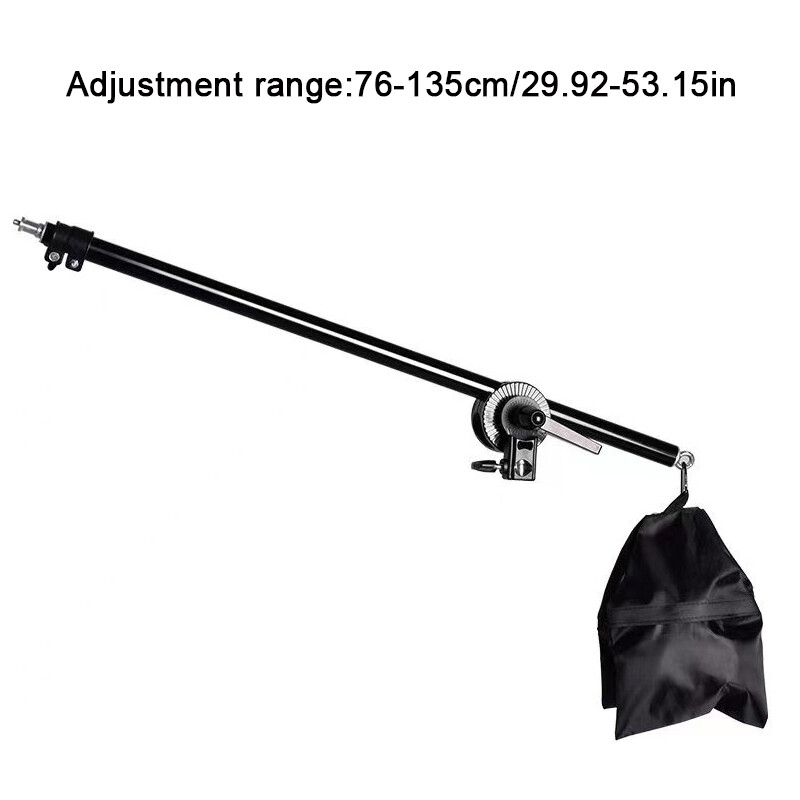 Studio Photo Video Light Stand Telescopic Boom Arm Holder 360 With Sandbag -UK photo 4