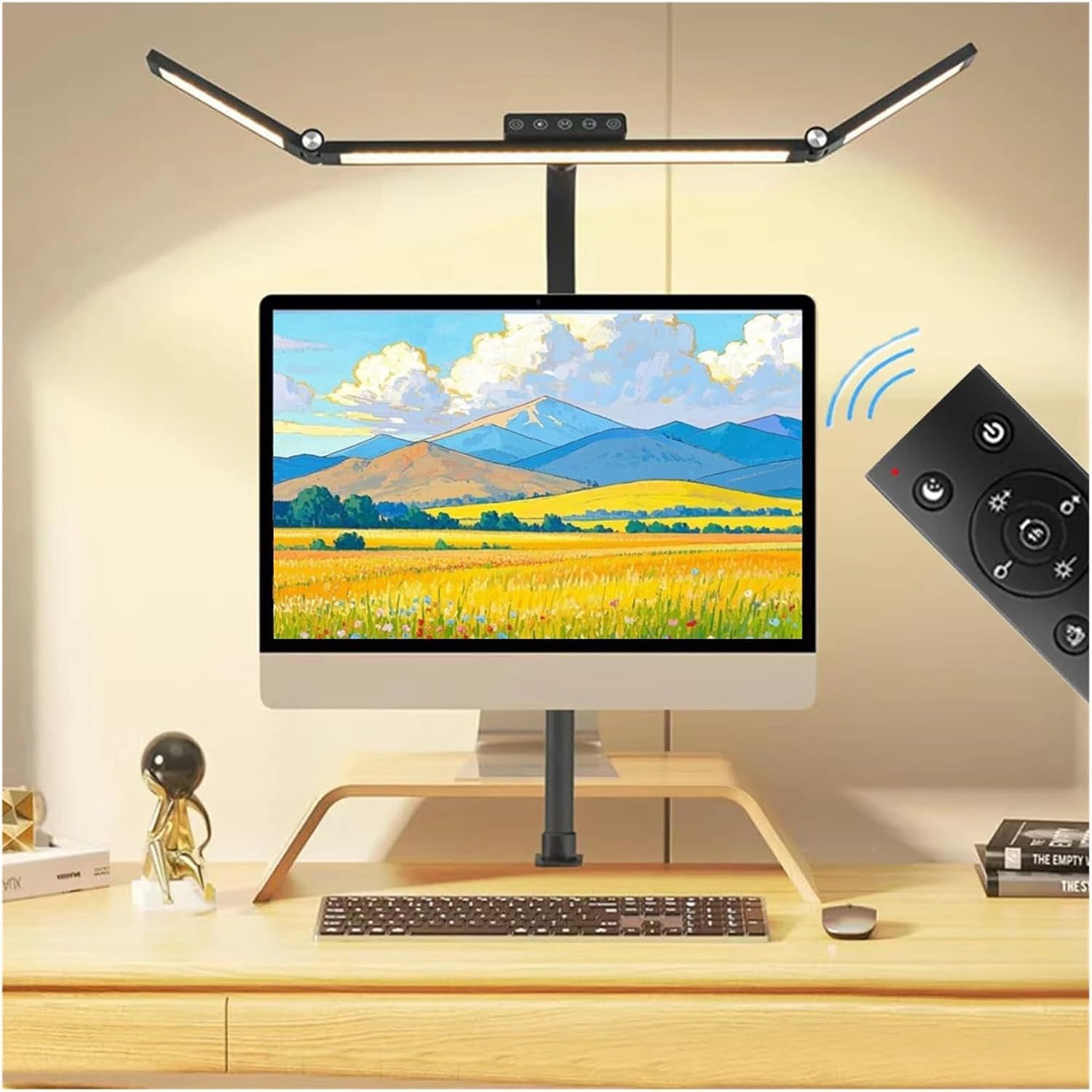 Led Desk Lamp With Clamp - Reading Table Lamp For Home Office With Atmosphere photo 3