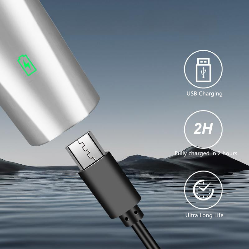 Razor Beard Trimmer Men's Clipper Electric Shaver Cordless USB Charge 3in1 3Head photo 6