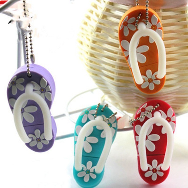 Cartoon Creative Beach Shoes U Disk Fashion Mini Customization photo 1