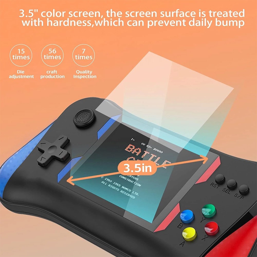 3.5'' 500 Classic Games Handheld Retro Video Game Console Player For Kids Adults photo 2