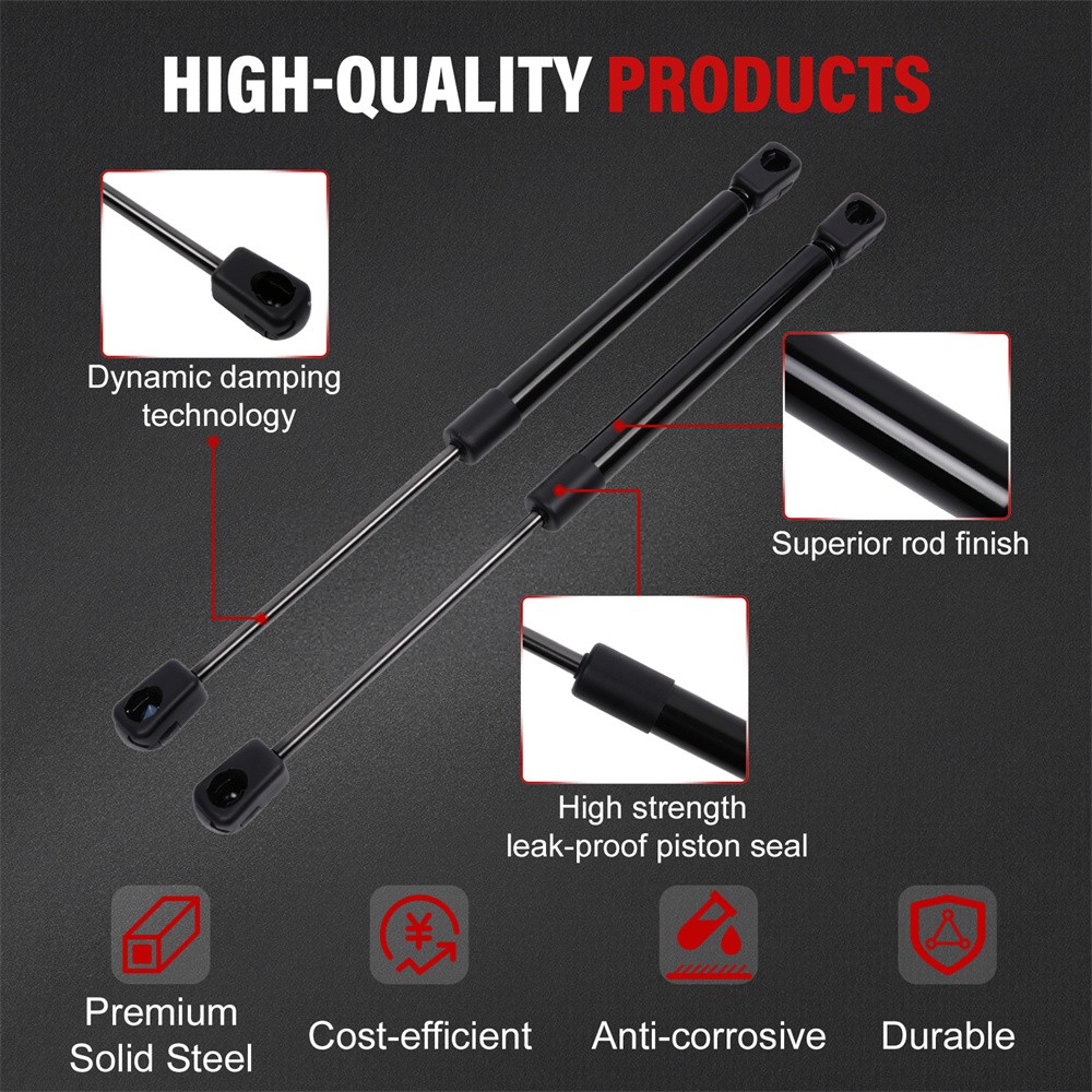 2x C16-03795 12 Inch 24 Lbs Gas Shocks Struts For Truck Window Leer Camper Shell photo 6