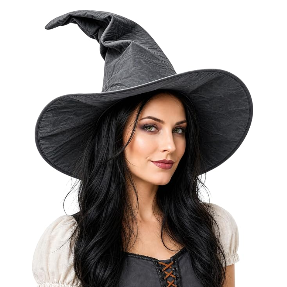 Witch Hat, Wizard Hat For Halloween Costume photo 2