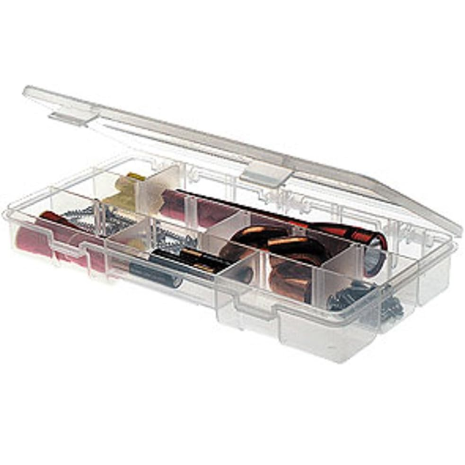 Plano Stowaway Utility Box With Adjustable Dividers Clear Small Parts And Tackle Organizer 9 Inch photo 1