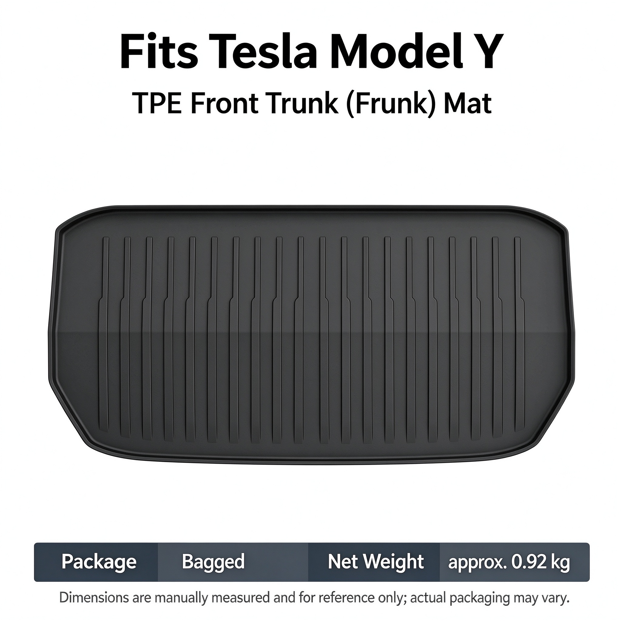 Custom Injection Molded TPE Full Set Floor Mats & Trunk Liners For Tesla Model Y, Eco-friendly & Comfortable, Wholesale Available photo 7