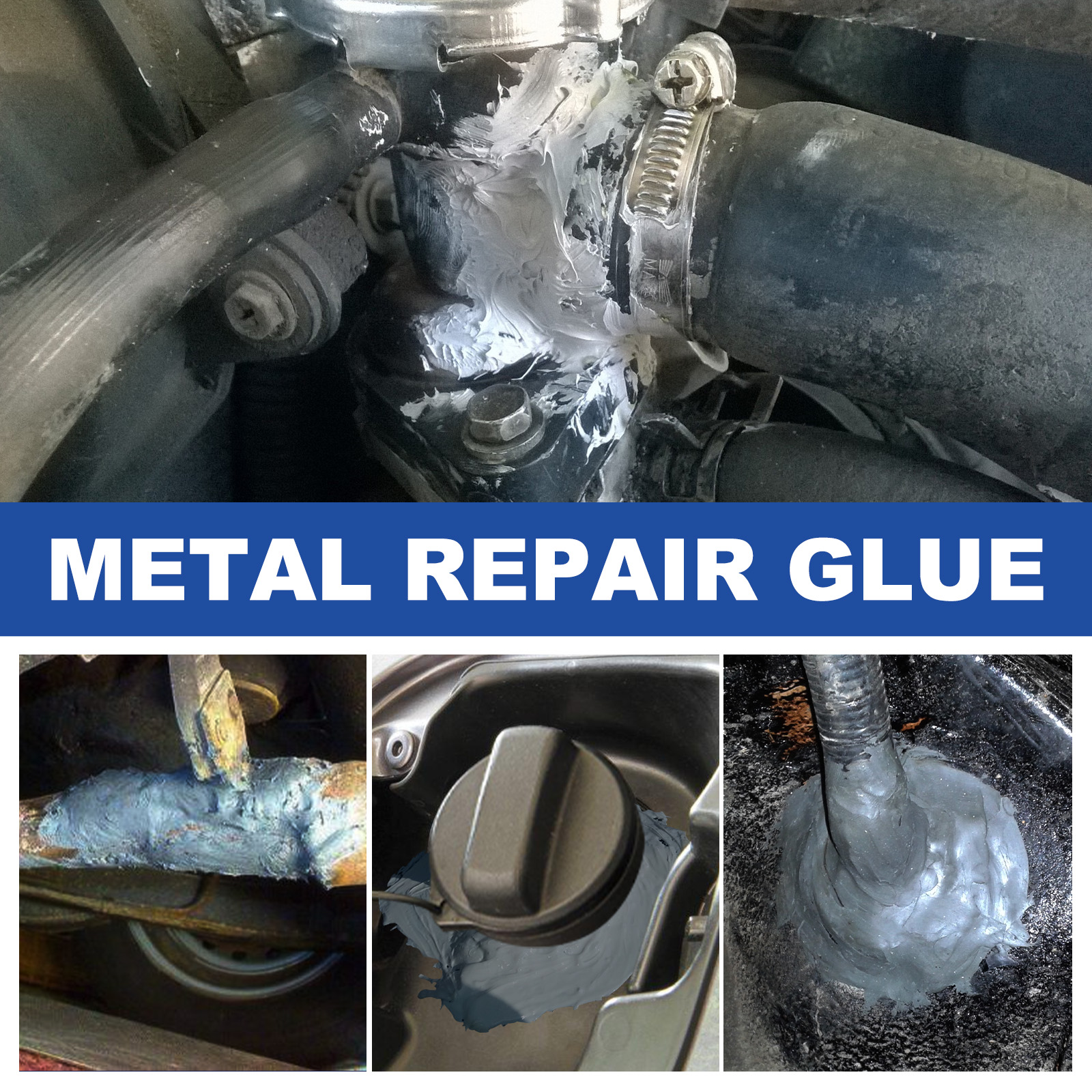EELHOE Metal Repair Glue, Crack Filling And Leak Plugging Quick Dry Crack High Temperature Welding Metal Repair Agent photo 7
