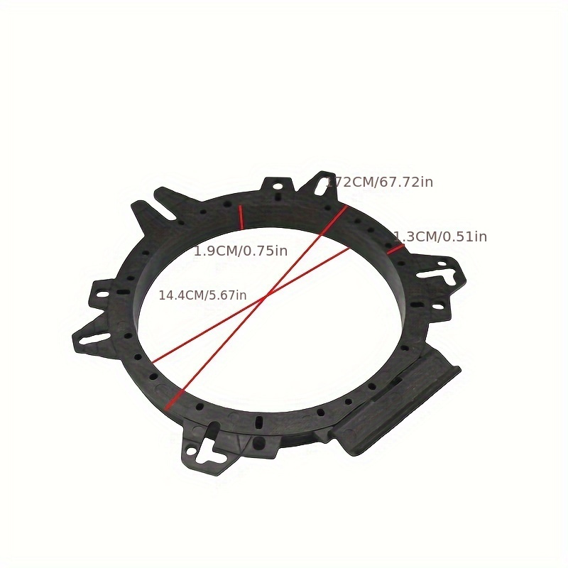6.5 Universal OEM Speaker Adapter For 6.5 Speakers - Adapter Mount Plates For Car Speakers 6.5 Inches photo 3