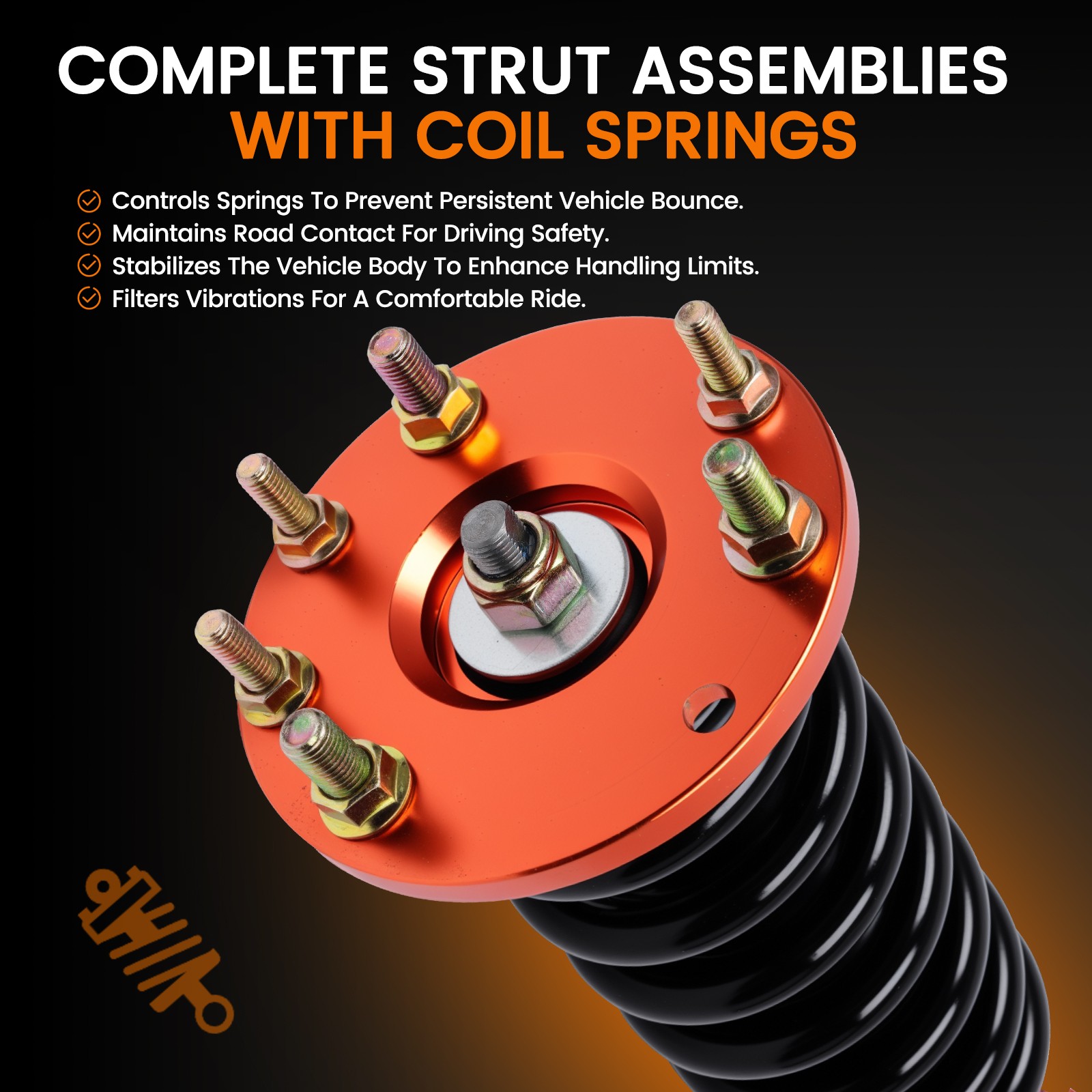 Coilover Suspension Kit For 2008-2012 -Honda Accord VIII LX SE LX-P Sedan CP2 CP3 photo 2