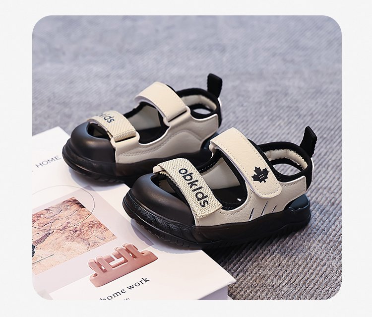 Children's Beach Shoes Summer New Style Medium And Large Children's And Boys' Sandals Velcro Children's Shoes photo 5