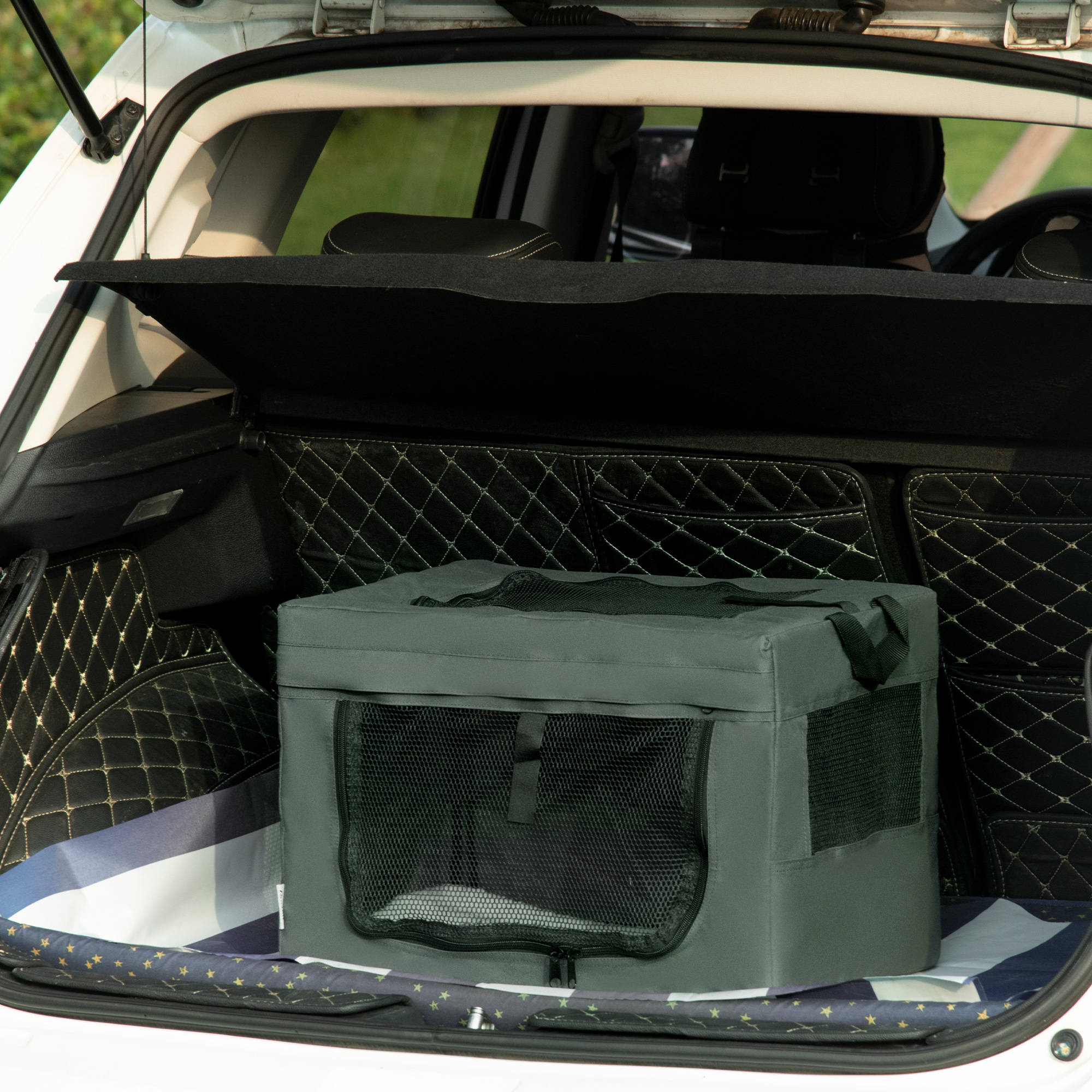 48.5cm Pet Carrier, With Cushion, For Miniature Dogs - Grey photo 3