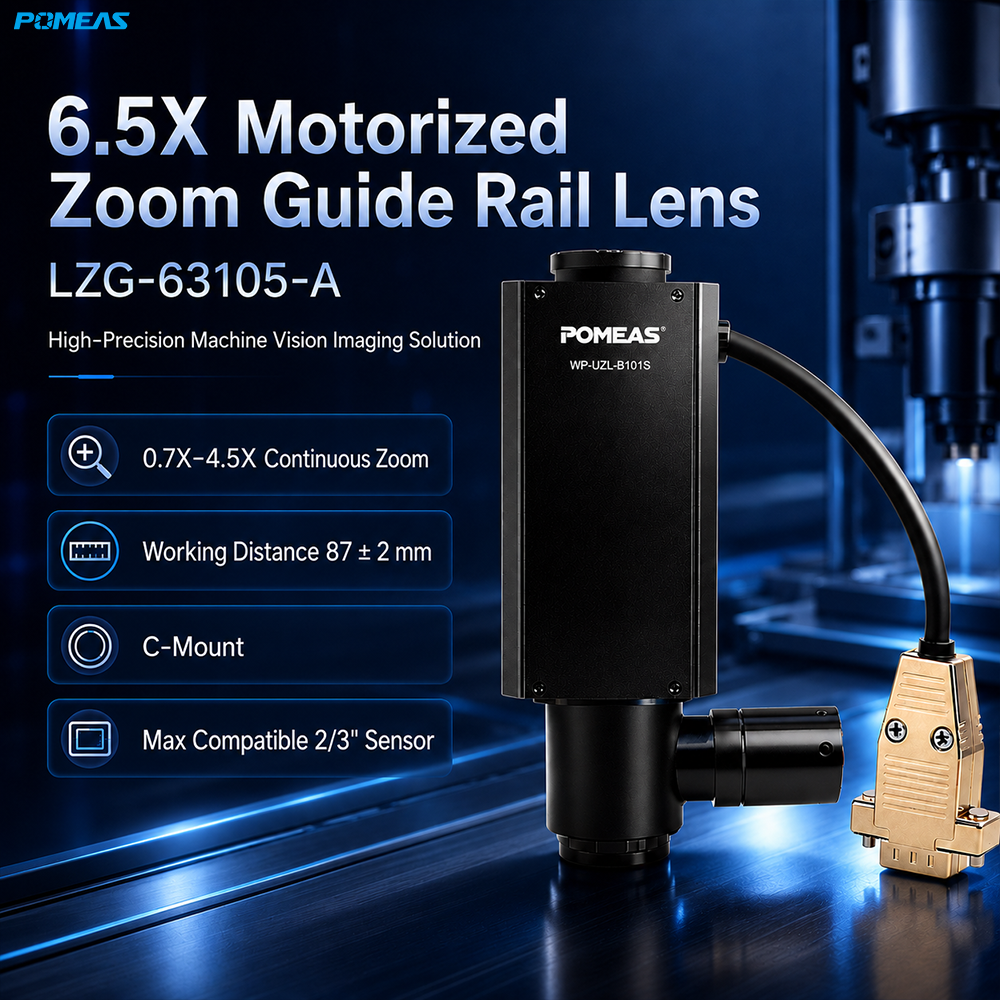 6.5X Motorized Zoom Rail Lens 0.7X-4.5X C-Mount Machine Vision Lens For Automated Optical Inspection LZG-63105-A photo 6