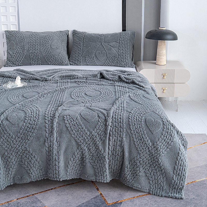 1PC Plush Throw Blanket, Soft Fuzzy Flannel Blanket, Cozy Warm Blanket For Bed Sofa Bedroom, All Season Use photo 7