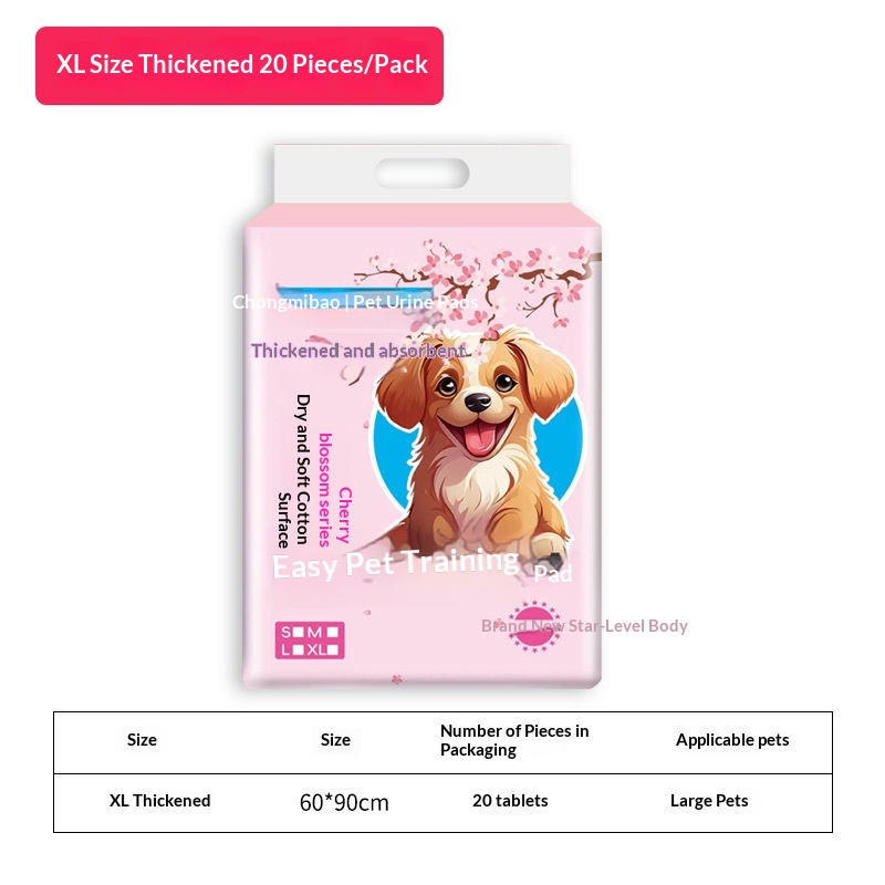 Disposable Pet Pee Pads For Dogs, Absorbent Diaper Mats photo 4