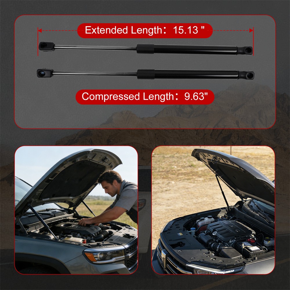 2x Front Hood Lift Supports Shock Struts For Hyundai Sonata 2011-2014 photo 3