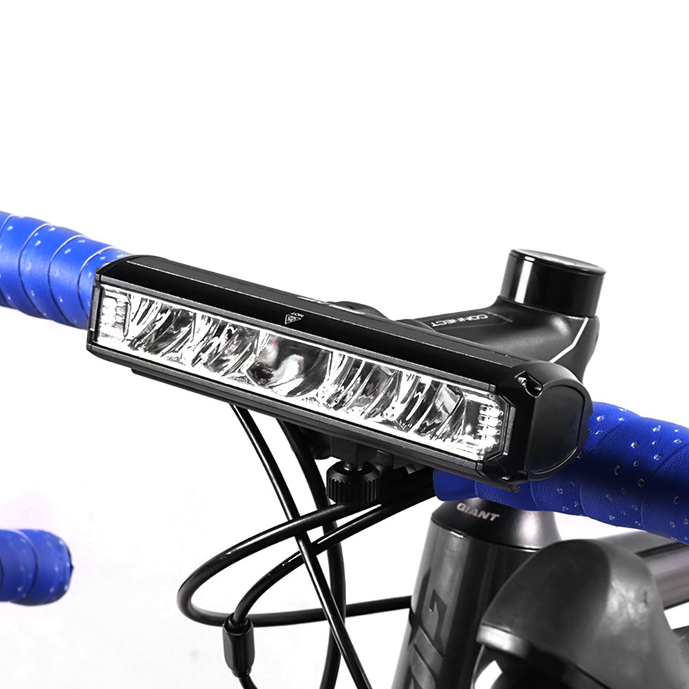 USB Night Riding Flashlight Front Bicycle LED Light Bike Light 4000mAh Lamp 1800LM photo 2