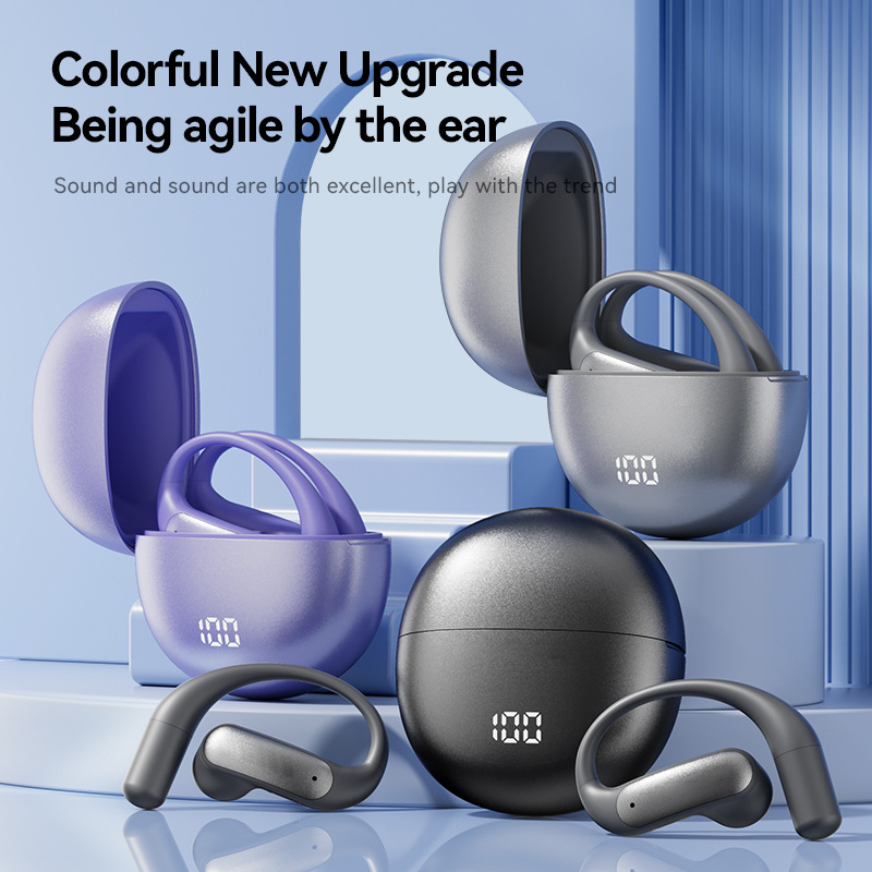 Cross Border Explosion M127 Long Range Hanging Earphone Private Model High Color Value Low Latency Wireless Bluetooth Headphones Wholesale photo 4
