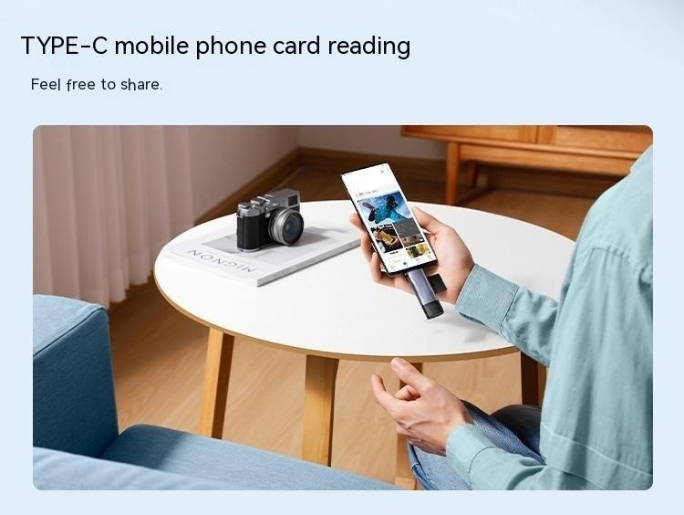 Multi-function In One Large Sd Memory Card Conversion Tf  Type-c Computer Card Reader photo 8