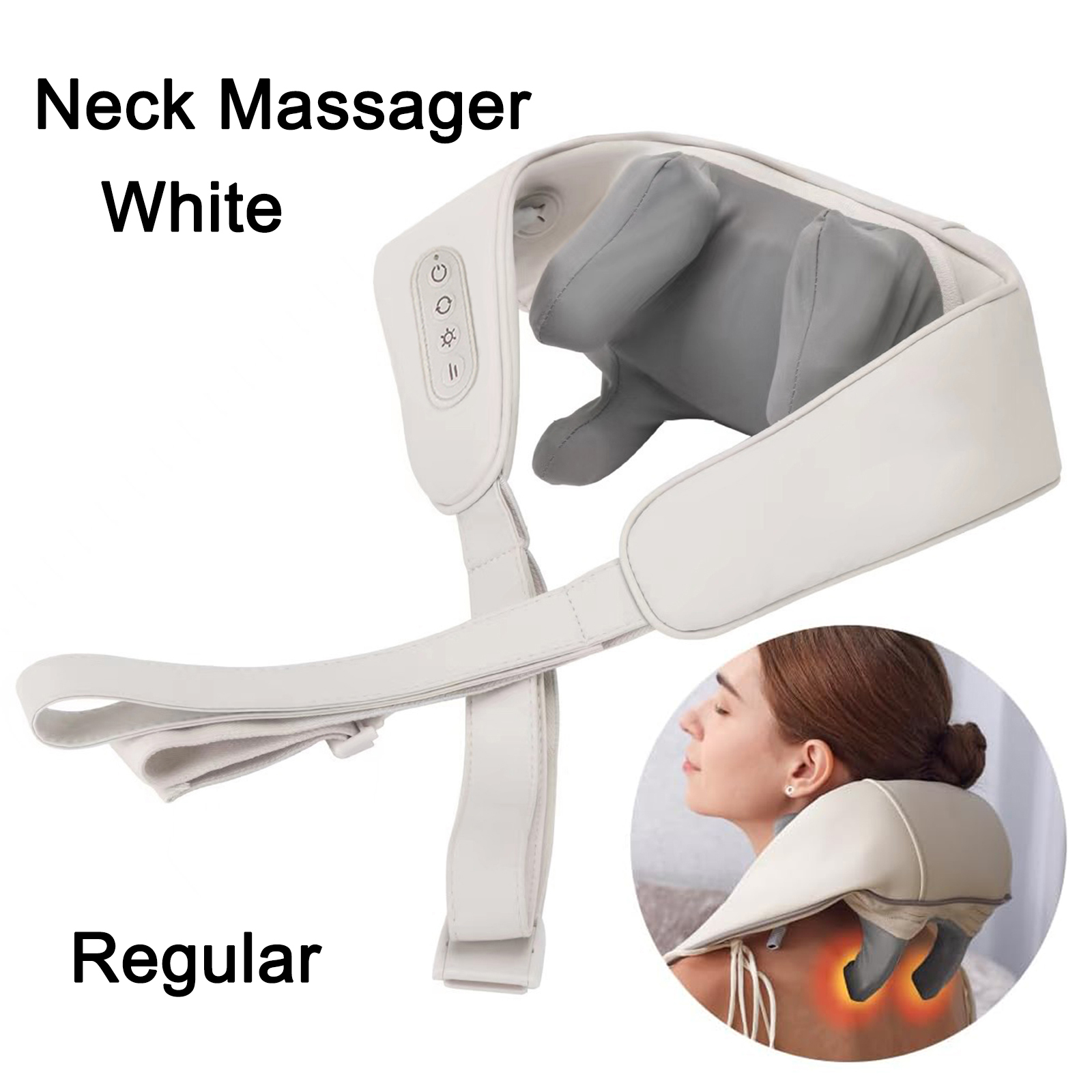 Neck Massager Shoulder Trapezius With Heat Goletsure Massage Relief 5D photo 5