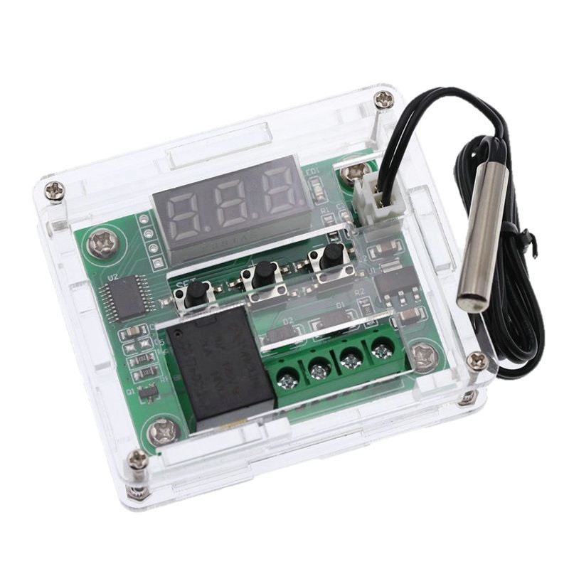 Digital Display Thermostat High Precision Temperature Controller Shell Acrylic photo 5