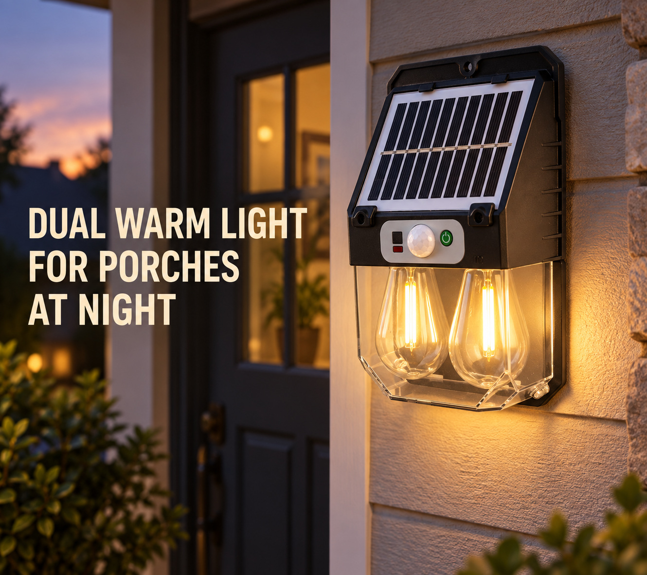 Solar Powered Rechargeable Motion Sensor LED Work Light 1200mAh For Auto W7116 2 0 8W photo 5