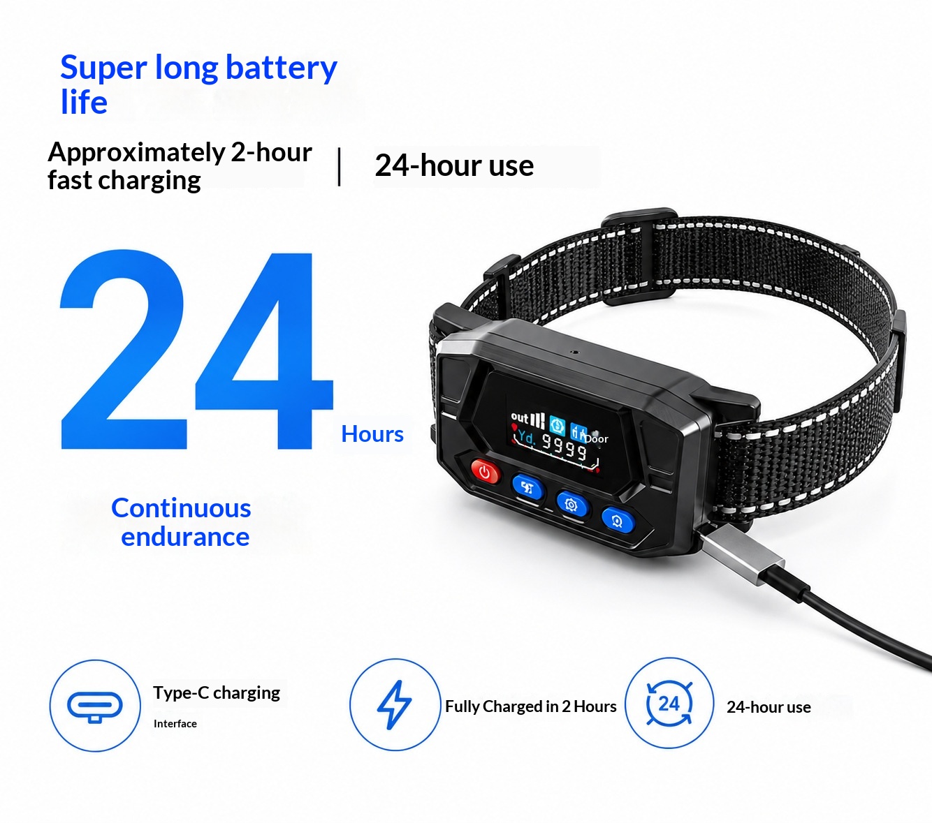 Smart GPS Wireless Fence & Tracking Training Collar photo 5