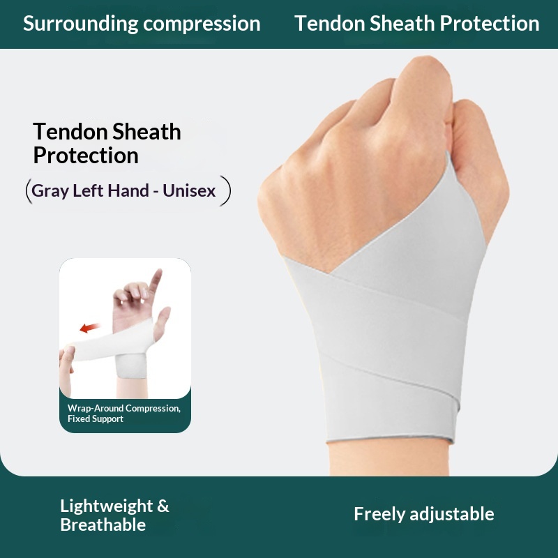 Japanese Sports Fitness Tendon Sheath Tfcc Wrist Strain Fixed Sheath Badminton Breathable Pressurized Thin Wrist Guard photo 5