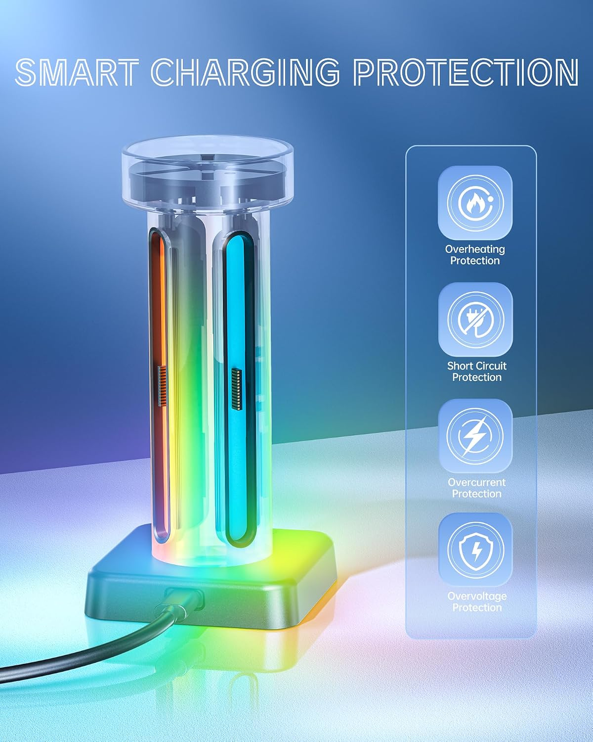 Charging Dock For S Witch 2 Controller, JoyCon Charging Station With Lamppost LED Indication photo 6
