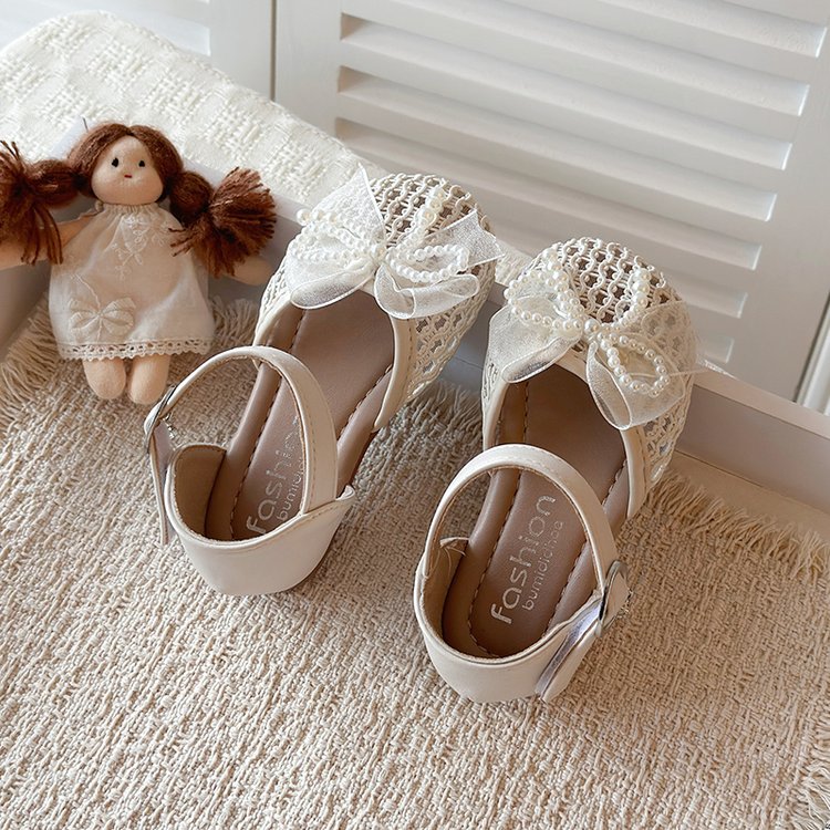 Summer New Transparent Mesh Princess Shoes With Soft Toe And Mesh Mesh Bow Sandals photo 8