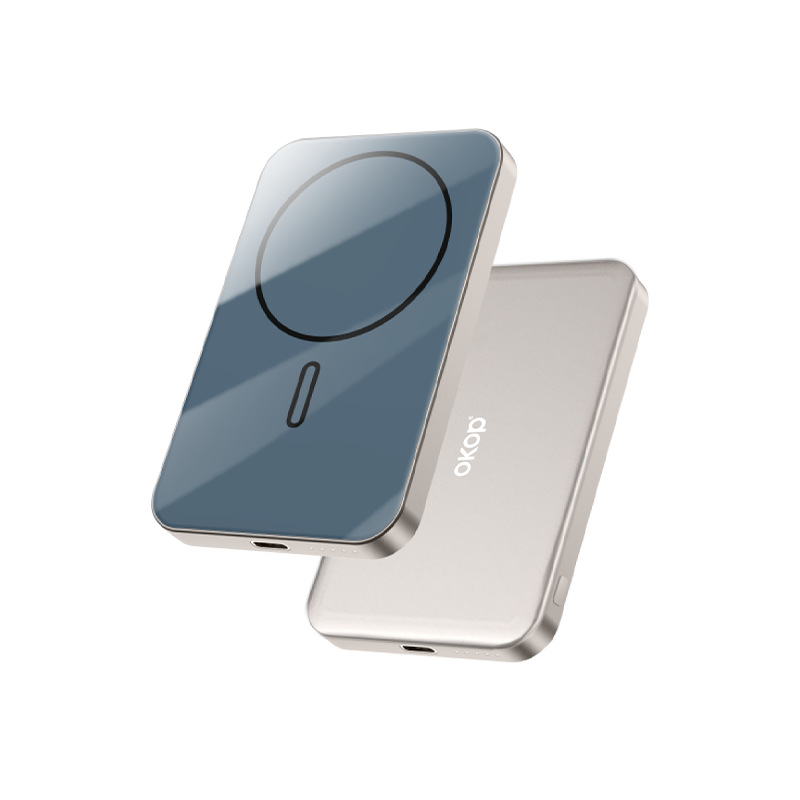 KP-712 Magnetic Wireless Power Bank 3C Certified Compact Portable 5000mAh High Capacity Fast Charging Suitable For Outdoor Use In Stock photo 2