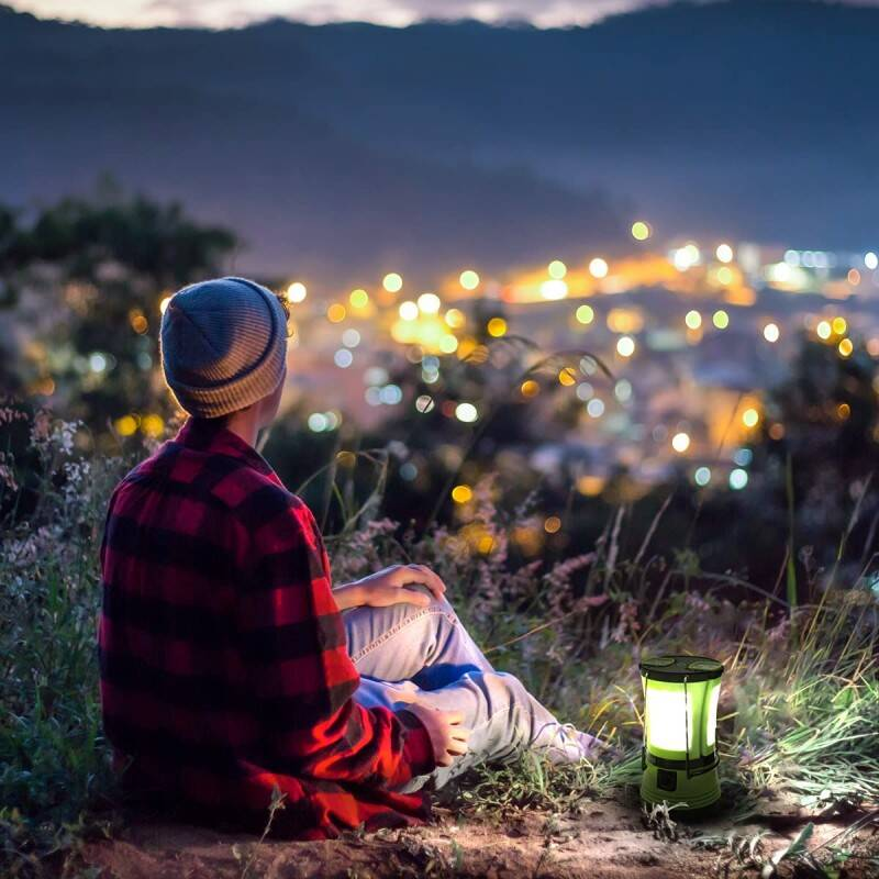 3 In 1 Camping Lantern With 2 Detachable Torches, Dual Power USB D Battery Camping Light, 600LM photo 4