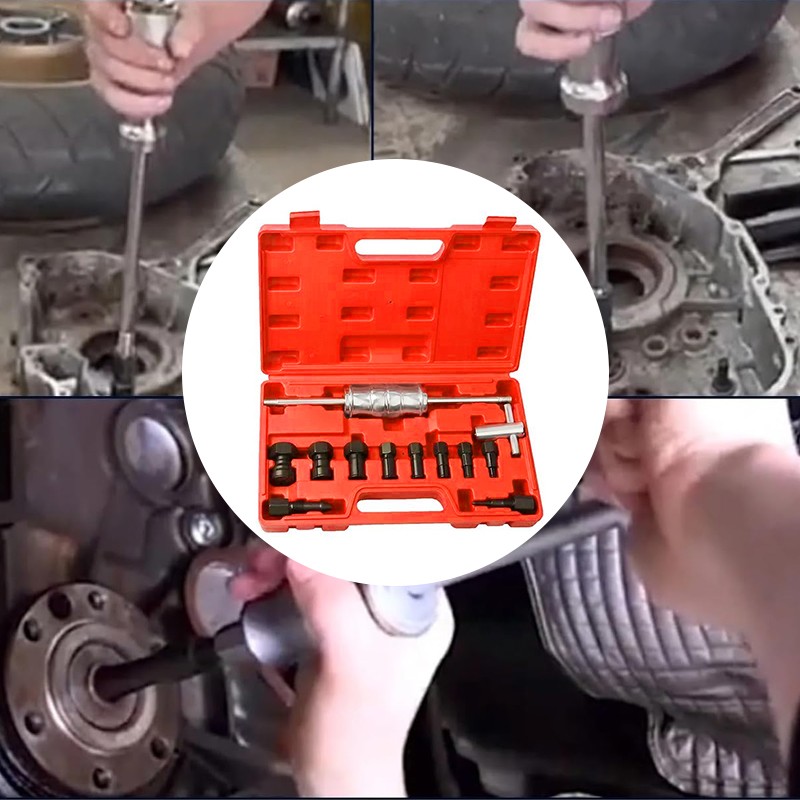 8-32mm Inner Bearing Puller Kit Set Remover Slide Hammer Blind Hole W Red Case photo 8